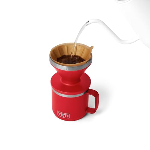 Pour Over Coffee Maker Accessory Ramblers (Rescue Red)