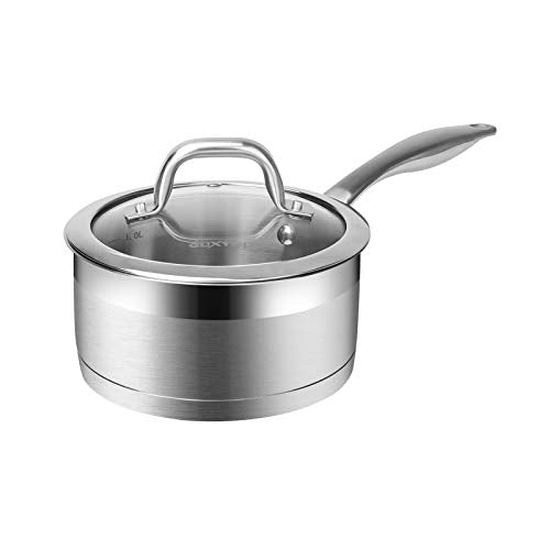 Stainless Steel Sauce Pan with Lid (1.6 Quarts)