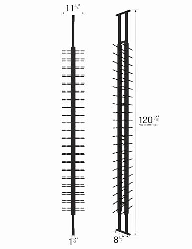 Ultra Wine Racks Floor (2 Side Single Deep)