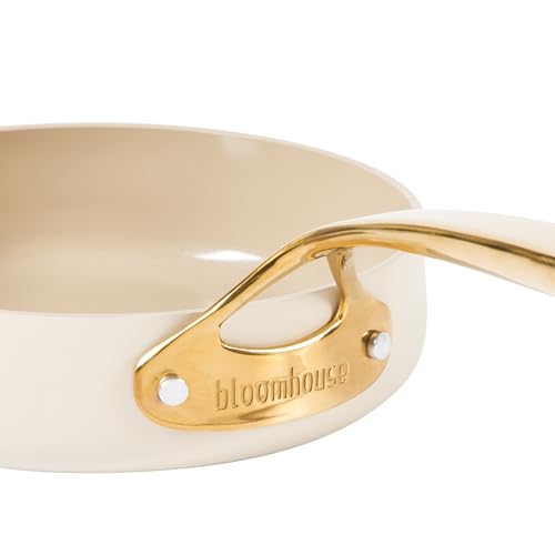 Two Time Oprah's Favorite Things Winner (Almond Cream w/ Gold Handle / Deep Fry Pan (8-Inch))