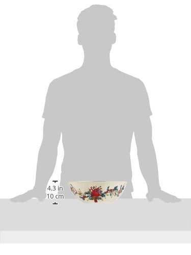 Winter Greetings Porcelain Christmas Serving Bowl (Bowl, Large)