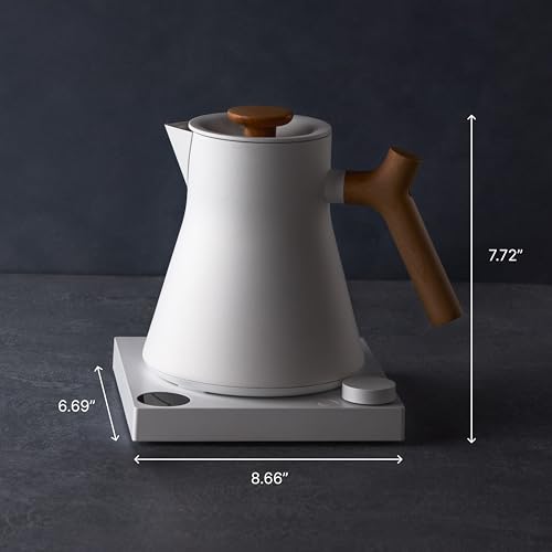 Corvo EKG Pro Small Electric Tea Kettle for Coffee (Woodland with Walnut Handle / Corvo EKG Pro)