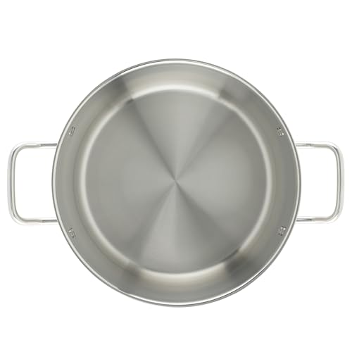 Silver 12 qt Stainless Steel Stock Pot with Cover (12 Quarts / Pot With Cover)