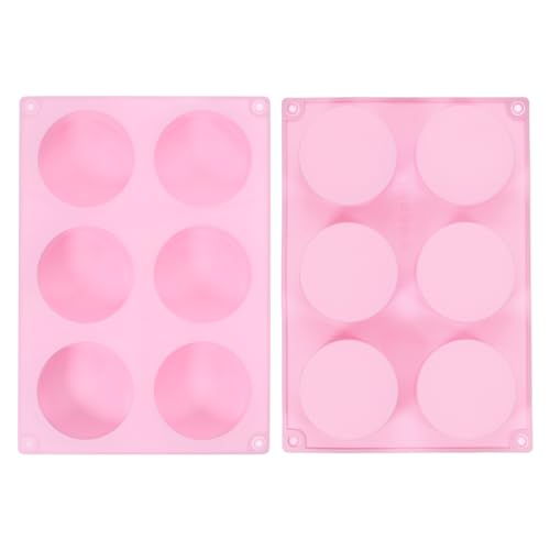 2pcs Silicone Muffins Pan (Pink)
