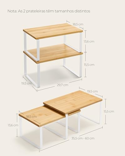 Cabinet Organizer Shelf (2 Count)