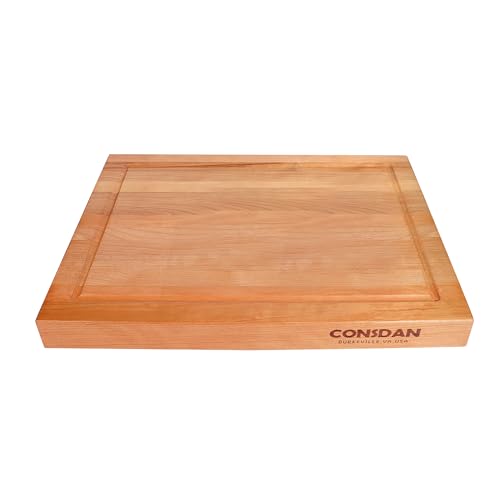 Solid Cherry Wood Cutting Board for Kitchen (Solid Cherry(1" Thick))