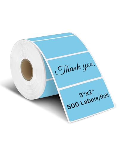 3" x 2" Thermal Labels (3"x2" / Blue)