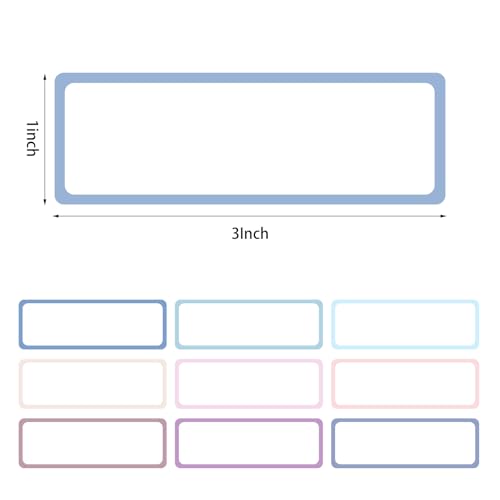 1000 Pcs Removable Freezer Labels 1 x 3 Inch (1 x 3 Inch)