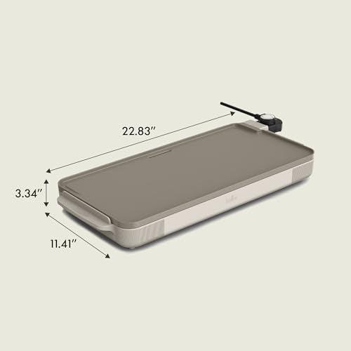 12 x 22 Electric Ceramic Nonstick (12" x 22" / Oatmilk)