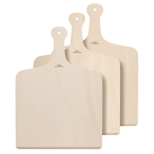 Wooden Pizza Peel (12-inch 3 pcs)