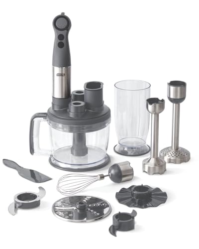 Chef Series Deluxe Immersion Hand Blender Set (Chef Series Deluxe / Cool Grey)
