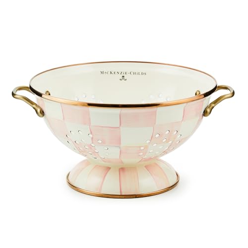 Enamel Colander (Large / Rosy Check)