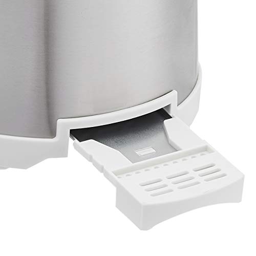 2 Slice Cool Touch Stainless Steel Toaster with 7 Browning Settings (Brushed Silver / 2 Slice / Toaster)