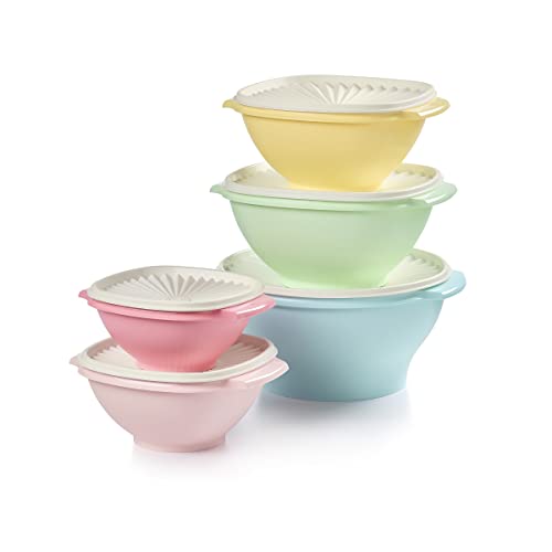 Heritage 10 Piece Vintage Food Storage Set (10 Piece Set - Classic Multicolor)