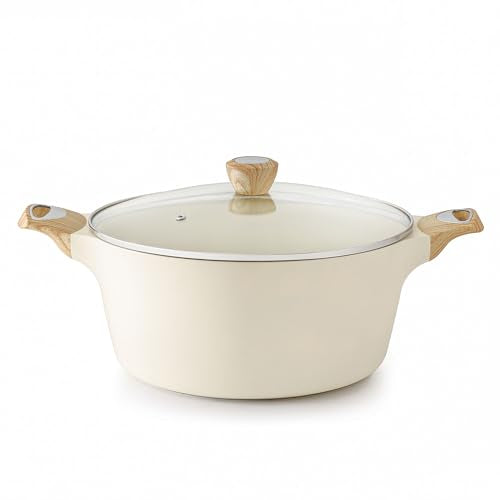 Ceramic Nonstick Pot (8.5 Quarts / Ceramic White)