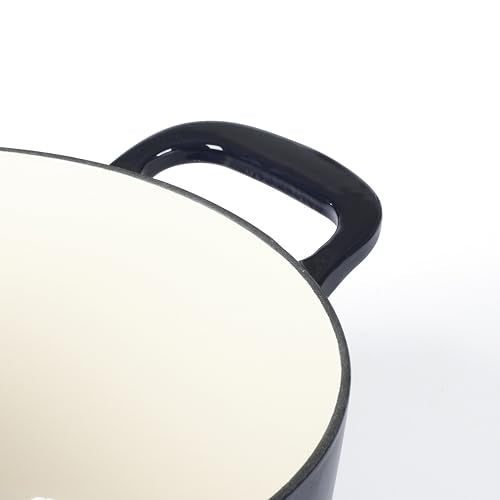 Gatwick 7 QT Enamel Cast Iron Dutch Oven (Navy Blue / 7-Quart)