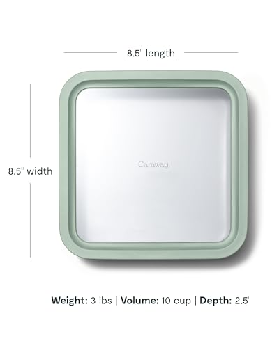 6 Piece Glass Food Storage Container Set (Mist / 10 Cup Food Storage (6x))
