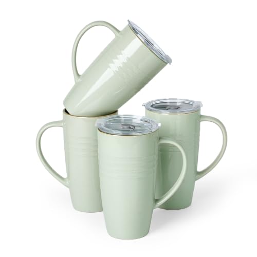 Jupiter Large Coffee Mug (Jupiter-Light Green / 4pcs)