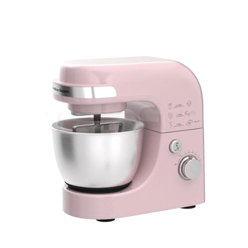 4 Quart Electric Stand Mixer With 7 Speeds (Rose / 7 Speeds with Whisk & Splash Guard)