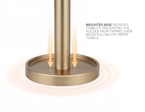 Countertop Paper Towel Stand (Warm Gold)