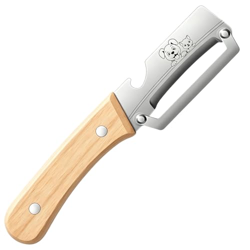 Vegetable Peeler (Standard / Silver/Natural Wood)