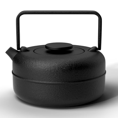 Teapot with Removable Infuser (0.8 Quarts / Black Cylinder)