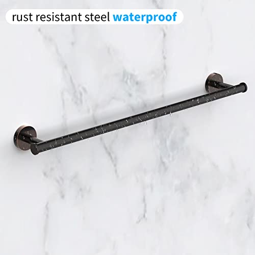 2 Pieces Oil Rubbed Bronze Towel Bar Set (Oil Rubbed Bronze / 24inch)
