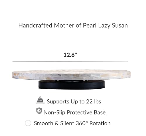 12.6” Handcrafted Mother of Pearl