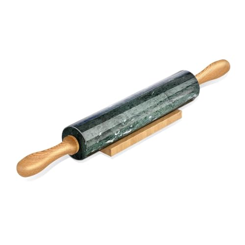Marble Rolling Pin (Green Marble)