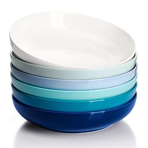 Pasta Bowls 30 Ounce Salad Serving Bowls Set of 6 (6 Count)