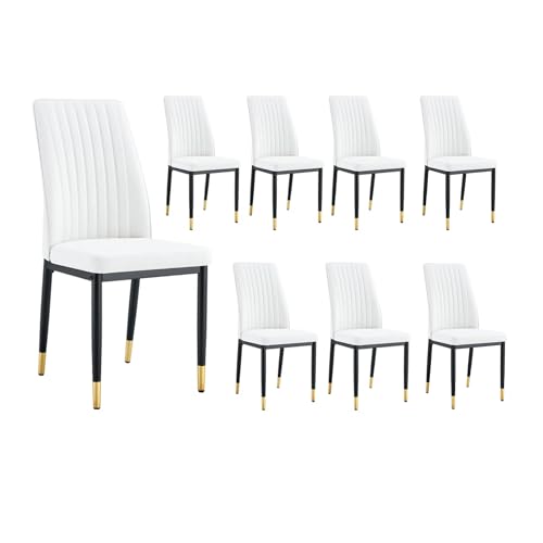Modern Dining Chairs Set (B- White)