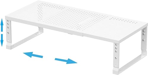 Expandable Adjustable & Stackable Spice Rack (White / 1PACK/WHITE/LARGE)