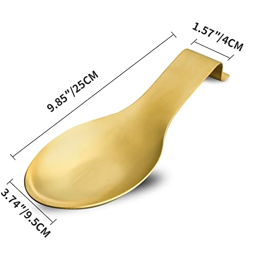 Gold Spoon Rest for Kitchen Counter