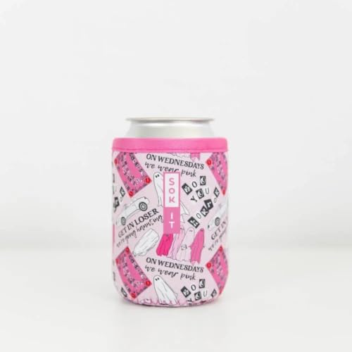 CanSok Sleeve for Beer & Soda Insulated Neoprene Cover (She Doesn't Even Ghost Here / 12oz Can Sleeve)