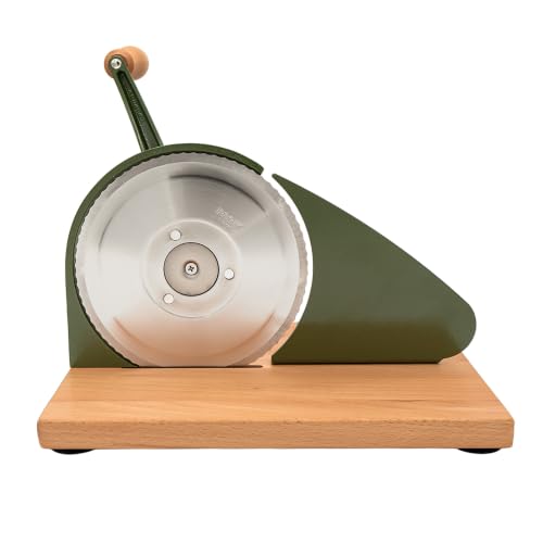Original Classic Adjustable Bread Slicer for Uniform Slices (11.75" x 8" x 4.7" / Cyprus Green)