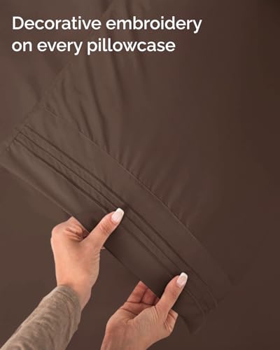 Twin Size 3 Piece Sheet Set (09 - Brown / Twin)