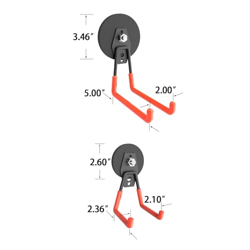 Super Strong Garage Magnetic Hooks Heavy Duty (Large L/Middle L)
