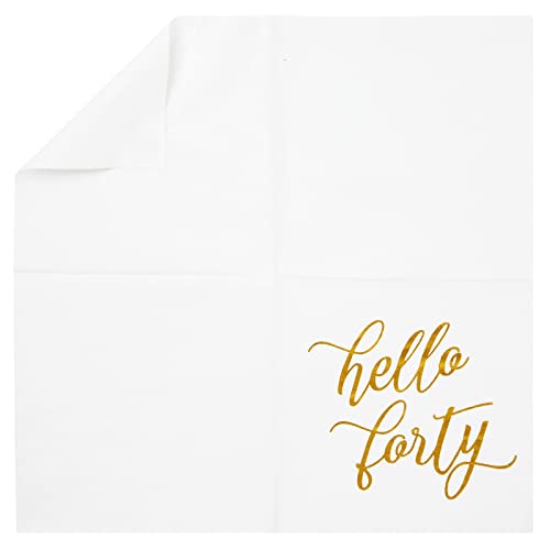 40th Birthday Napkins (50 Pack)