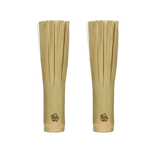 2 Pack Upgraded Bamboo Wok Brush (Small B≈Ø1.7"×11")