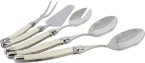 Laguiole 5 Piece Hostess Set (Faux Ivory)