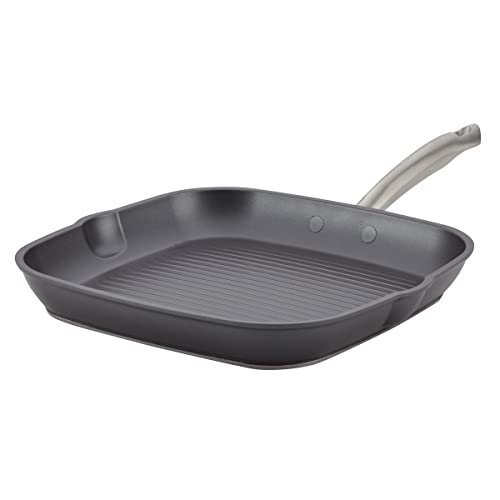 Accolade Forged Hard Anodized Nonstick Square Grill Pan (Grill Pan (11"))