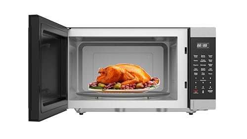 2.2 Cu. Ft. Stainless Steel Microwave Oven (Silver - 2.1 cubic_feet)