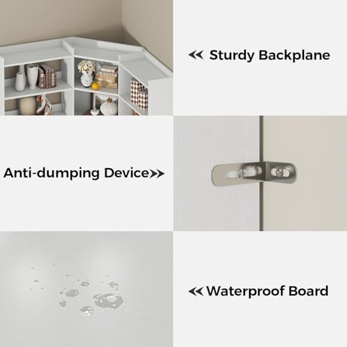Corner Bookshelf (7 Count)