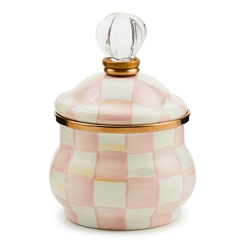 Enamel Lidded Sugar Bowl