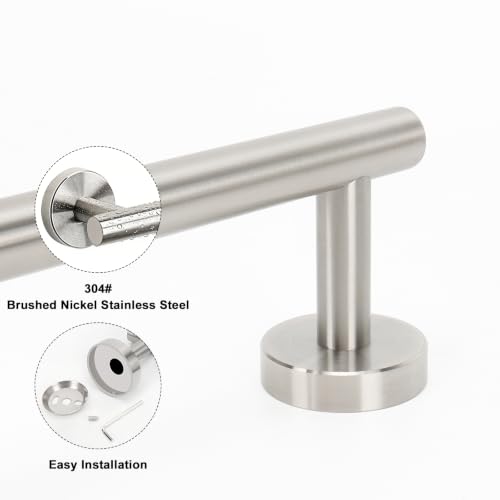 Bath Towel Bar (Brushed Nickel / 33 Inch)