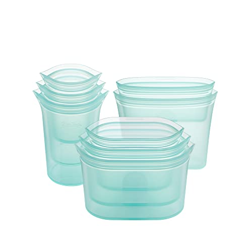 Reusable Food Storage Containers Full Set of 8 Teal (Teal / 8 Piece Set)