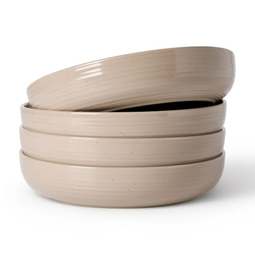Milkyway 33 oz Pasta Bowls Set of 4 (Cinnamon Brown / Set of 4)