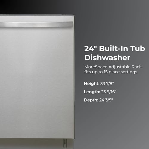 24" Built In Dishwasher (Fingerprint Resistant Stainless Steel)