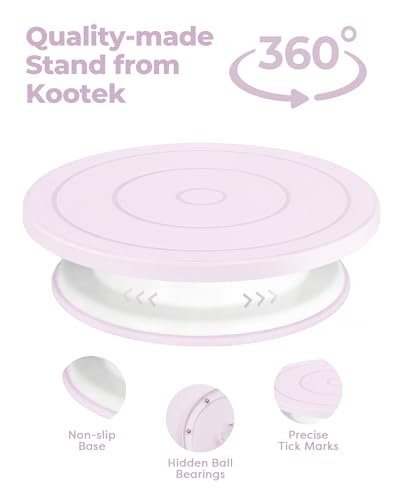 158 Cake Decorating Kit Baking Supplies Tools for Beginners & Pros (Light Purple)