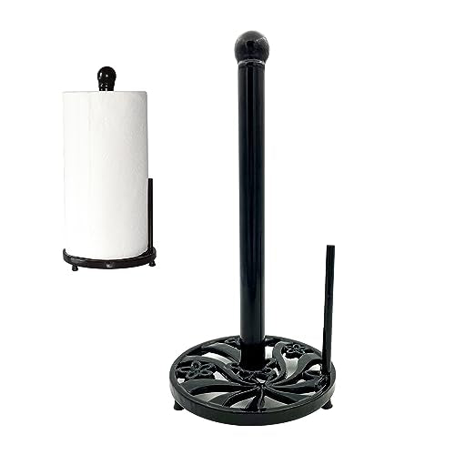Vintage Paper Towel Holder Countertop (Black-daffodil)